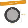 Gatuida 4pcs Speaker Mesh Covers for Car Protection Grills Easy