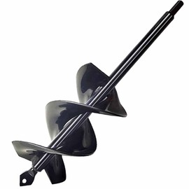 TCBWFY Garden Auger Drill Bit for Planting 3x12inch,Solid Core Shaft Garden Auger Spiral Drill Bit,Planting Auger for Bulb Planting Bedding Plants,Hole Digger for 3/8"Hex Drive Drill