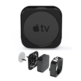 Wall Mount for Apple TV Anti-Theft Holder Fit for Ceiling Mount Compatible with Apple TV 2nd / 3rd / 4th / 5th Generation and Apple TV 4K/ HD(Including 2022 Models, 2021 Models)