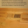 Homewell White Oak Wood Floor Register, Flush Mount Vent with