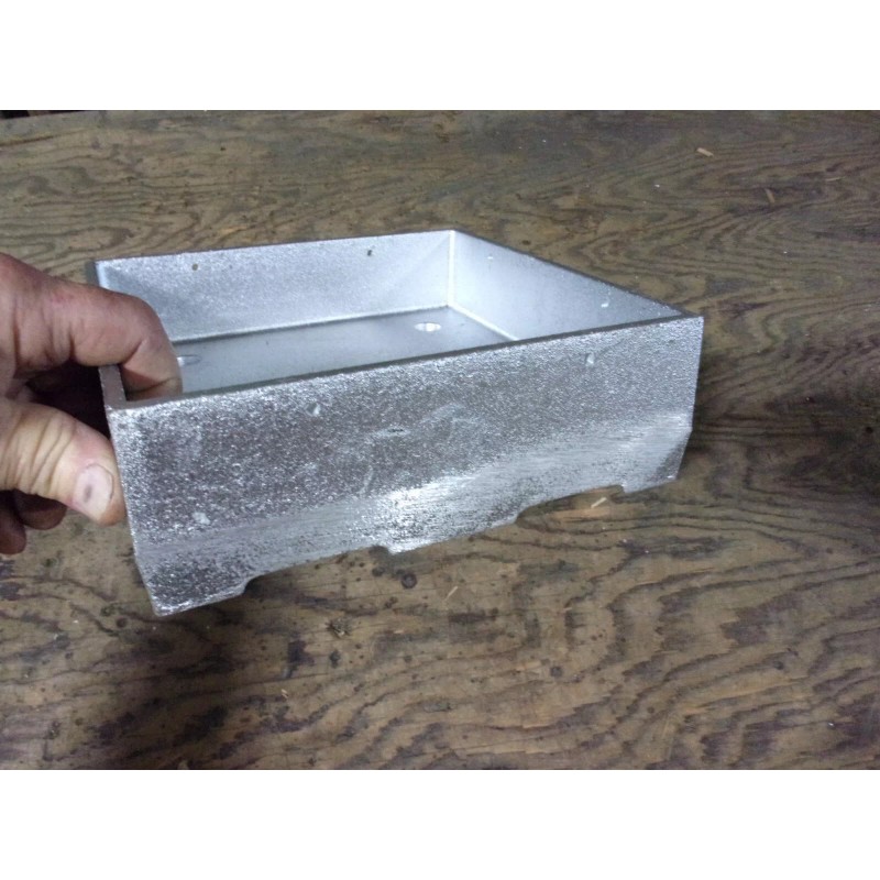 Ben Douglas Foundry Post Base, Anchored 8x8, rough cut, Heavy