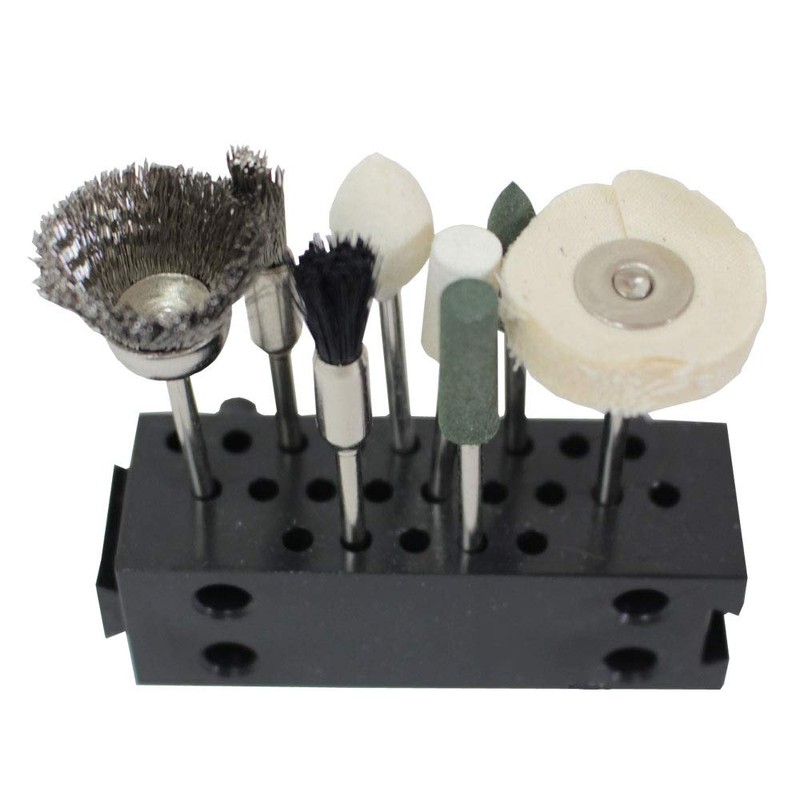 iHelp IH-RP3 Hobby Router Polishing Set, 8-Piece Set, Bit Set,