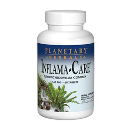 Planetary Herbals Inflama-Care 1165mg Turmeric/Boswellia Complex - 60 Tablets