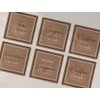 A5 Sticker Sheet Rustic Tea Coffee Sugar Labels Vinyl Stickers