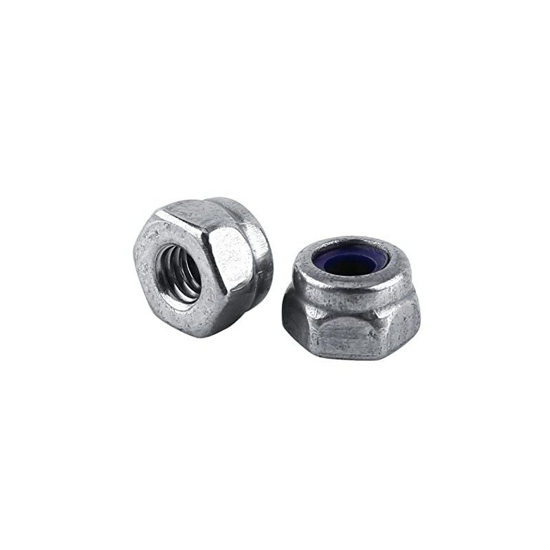100pcs M2 Stainless Steel SS304 Lock Nut Hex Nuts with