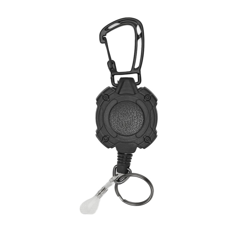 2 PCS Retractable Key Chain High Resiliency 31.5in Frosted Shell