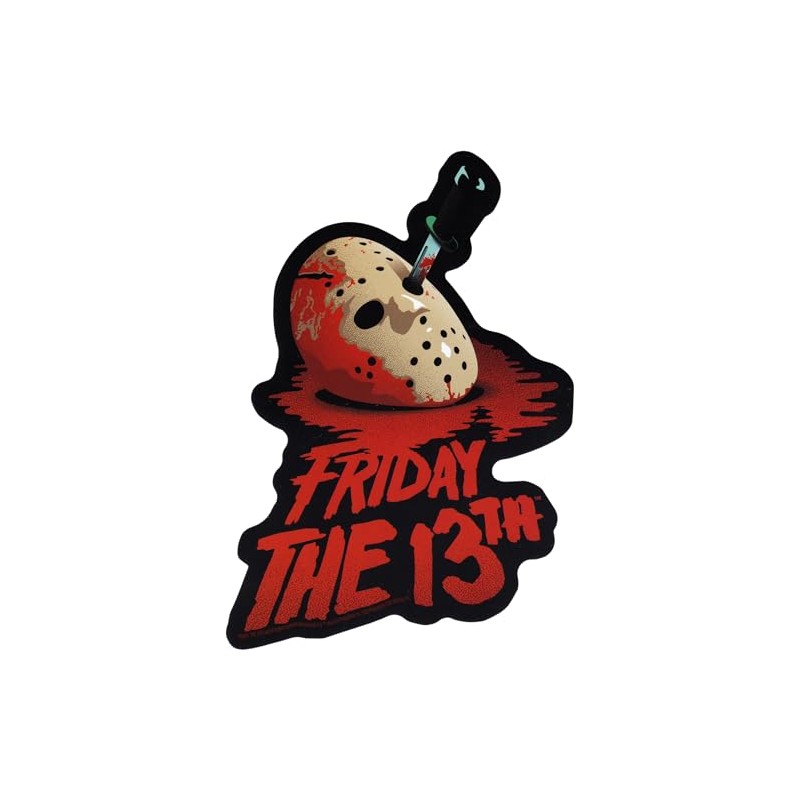 Friday The 13th - Jason's Bloody Mask with Knife -