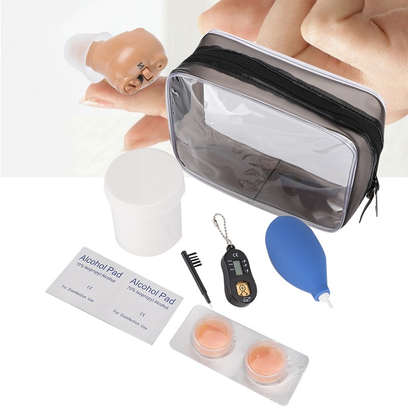 Hearing Aid Storage Bag Children Hearing Aid Cleaning Maintenance Kit