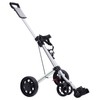 FALUSHAN 3 Wheel Golf Push Cart, Aluminum Multi-Functional Push Pull