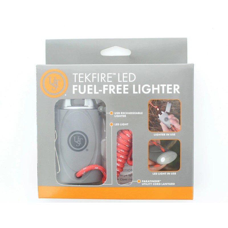 Ultimate Survival Technologies UST TekFire LED Lighter Fuel-Free Lightweight and