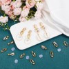 SOFPLATE 1 Box 36Pcs Gold Earring Converter Clip on Earrings