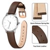 ANNEFIT Watch Bands for Men Women, Top Grain Leather Watch