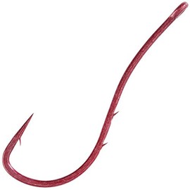 Owner Worm Hooks Red Fishing Hooks Size / Package Contents Size 8/7 Pieces