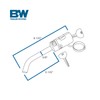 B&W Trailer Hitches Receiver Hitch Lock - Fits 2", 2.5"