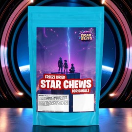 Freeze Dried Star Chews (Original) - 3oz (85g) - Freeze Dried Candy (2 Pack)