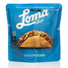 Loma Linda Loma Linda Blue - Plant-Based Meal Solution - Taco Filling (10 oz.) - Non-GMO, Gluten Free, Taco Filling, 10 Ounce