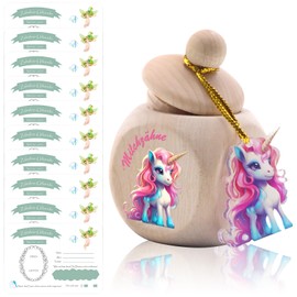 UOY Milk Tooth Box, Tooth Box for Milk Teeth Girls Tooth Box Children's Teeth Box for Family Christening Ceremony