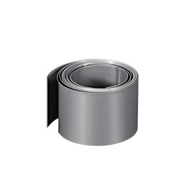 sourcing map PVC Heat Shrink Tube 43mm Flat Width Wrap for Single2 Meter Silver