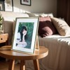AhaGo Gold Floating Picture Frame (6x8 Inches, Vertical), For Photo