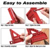 3D Mitre Angle Measuring Tool with Mini Circle Compass Drawing
