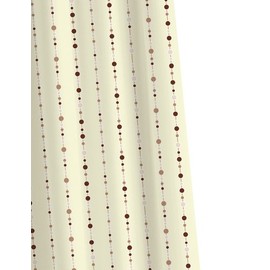Croydex Dotty Textile Shower Curtain,1800 x 1800mm