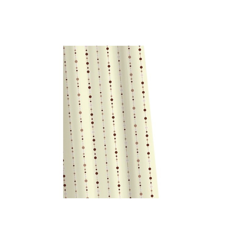 Croydex Dotty Textile Shower Curtain,1800 x 1800mm