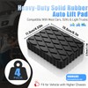 4 Packs Rubber Lift Blocks,Anti-Skid Auto Lift Pads for Cars,