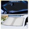 Car Sun Protection Front Windscreen Inside, 134 x 65 cm