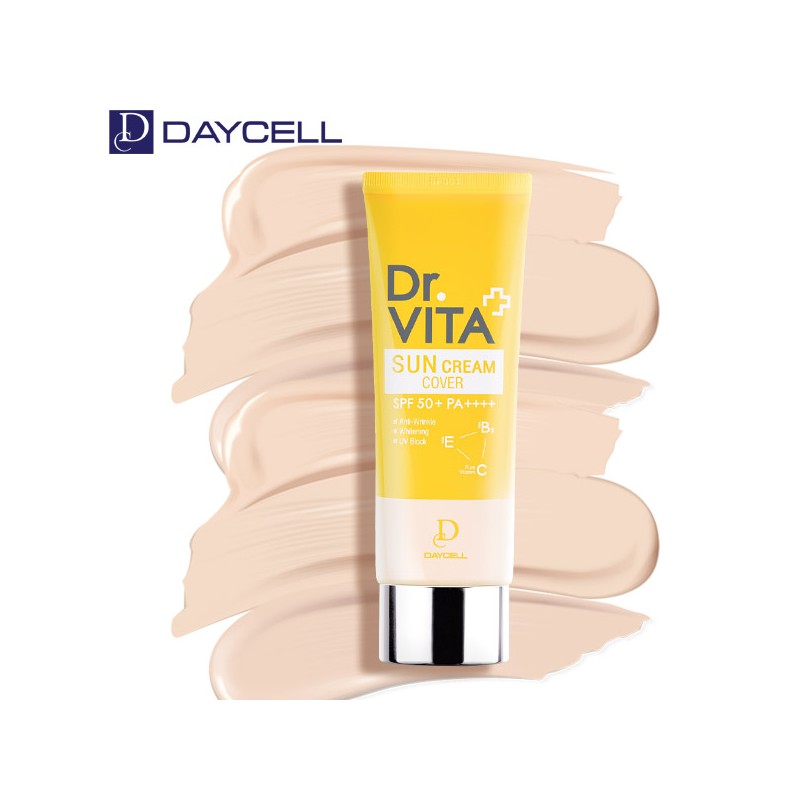 Daycell Dr. Vita Vitamin Sun Cream Cover 60g Beige Tone