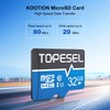 TOPESEL 32GB Micro SD Card 2 Pack TF Card Ultra