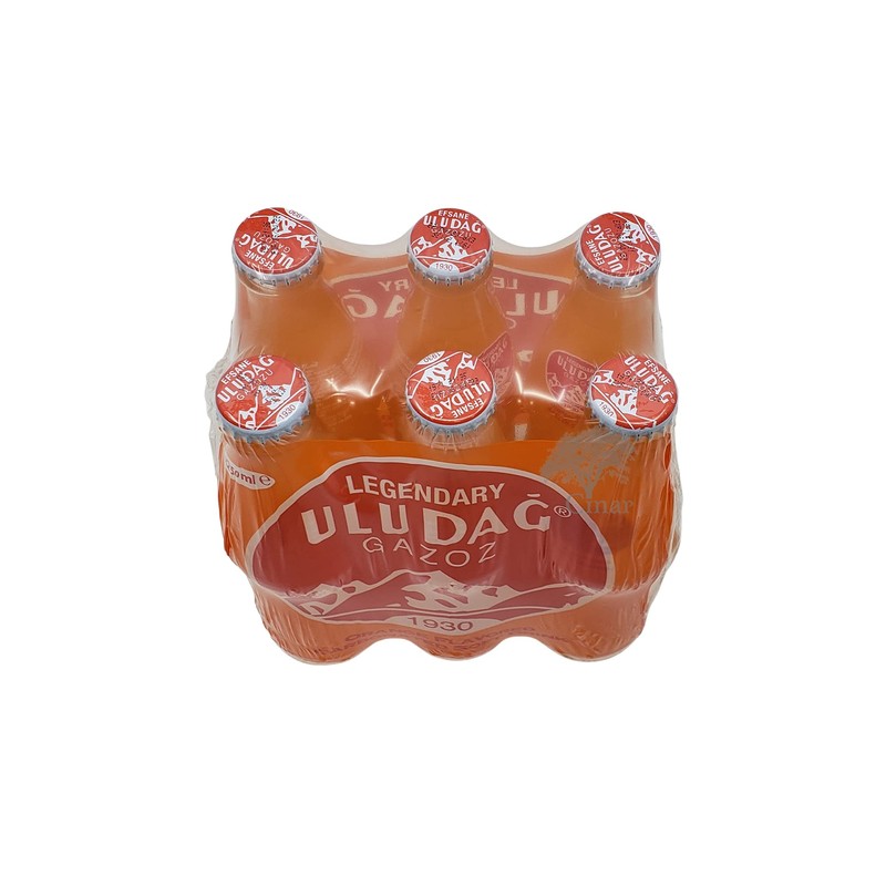 Uludag Legendary Orange Flavored Carbonated Soft Drink - Portakal Efsane