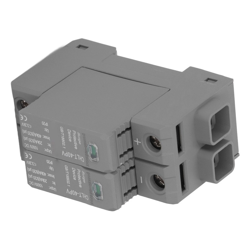 Surge Protective Device 2P Photovoltaic Voltage Protection Arrester Protector 20‑40KA