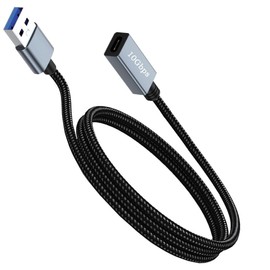 Halokmy USB C Cable Adapter 1Feet, USB 3.0 Type A Male to Type C Female Extender Cables High-Speed Data Transfer 10Gbps Compatible with Gamepad, Printer, USB Keyboard. (1M/3.3Feet)