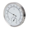 2 In-1 Stainless Steel Steam Room Sauna Room Thermometer Hygrometer