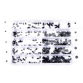 Rubber O Ring Gasket, 1 Box Mini Washer Gaskets, O Rings Sealing Rings Assortment Set for Watch, Plumbing, Faucet