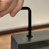 sourcing map Right Angle Hooks, 50Pcs 1/2" L Shaped Screw