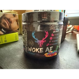 Bucked Up - Woke AF  20 Servings HIGH-STIMULANT Pre-Workout MIAMI Exp 2027