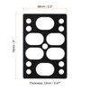 PATIKIL 1/2"(12mm) Skateboard Riser Pads, 10 Pcs Plastic Skateboard Riser