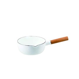 Pearl Metal Presage Enamel Square Pot 18cm White