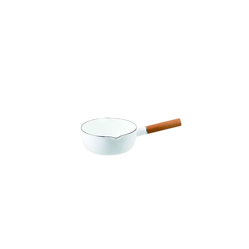 Pearl Metal Presage Enamel Square Pot 18cm White