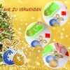boocooberg 16 x DIY Christmas Diamond Painting Children's Key Pendants,