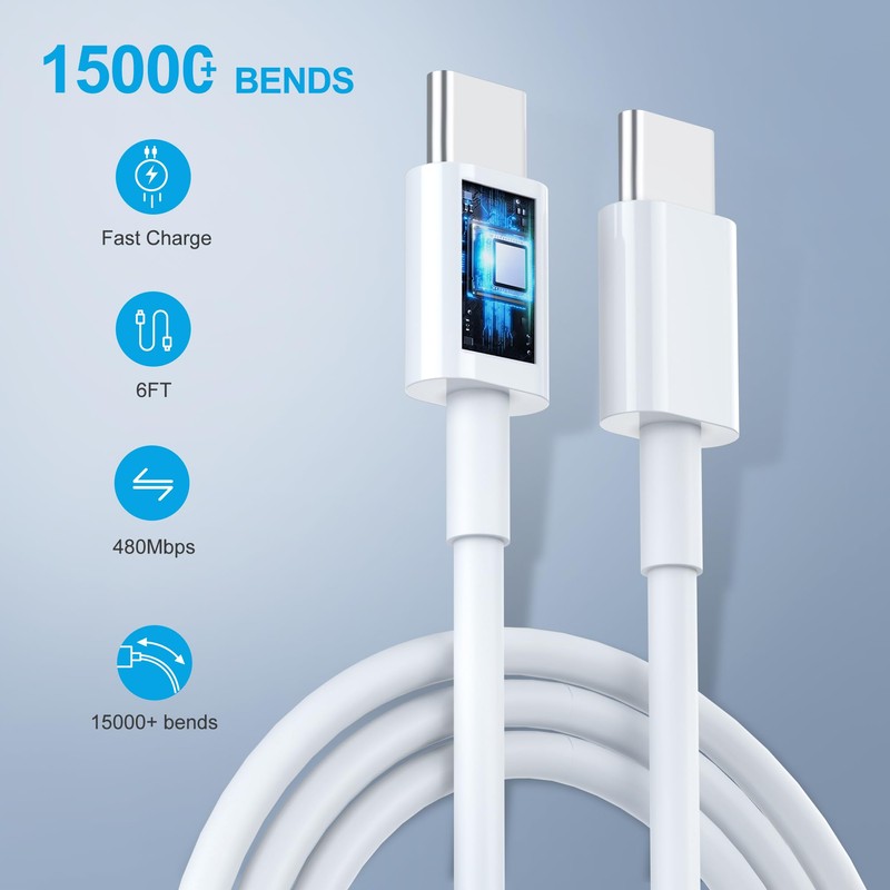 JOZASHON for iPhone 17 16 15 Charger Fast Charging,20W for