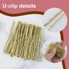 32 Pieces Hair Net Bun Blonde Invisible Hair Nets Hair