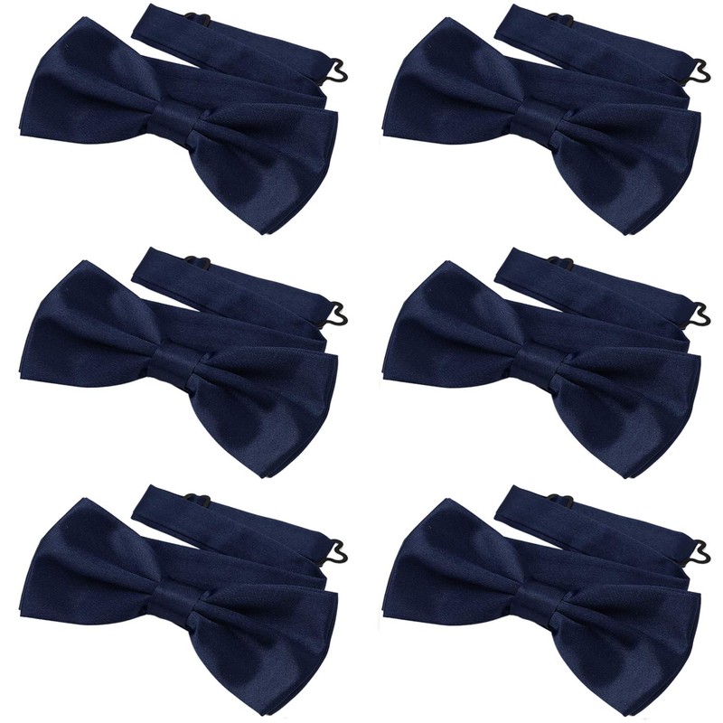 DonDon Set of 6 Men's Bow Ties 12 x 6