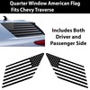 BOGAR TECH DESIGNS - Precut American Flag Rear Side Quarter