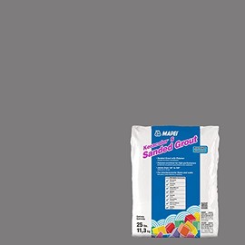 MAPEI Keracolor S Pearl Gray Cementitious Sanded Powder Grout - 25LB Bag