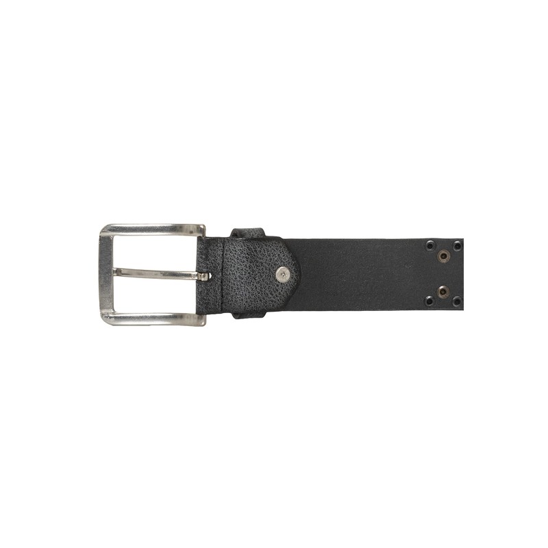 Unisex Genuine Leather Belt with Rivets Robust Rivet Belt Leather