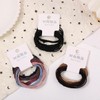Set of 5 basic hair ties / 머리끈 기본 머리 고무줄 5개 1세트