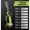 Mini Chainsaw Crodless, 6-Inch Small Chainsaw Electric Chain Saws with