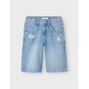 NAME IT Nkfbella Girls' Skater Shorts 5630-Be, Medium blue (medium